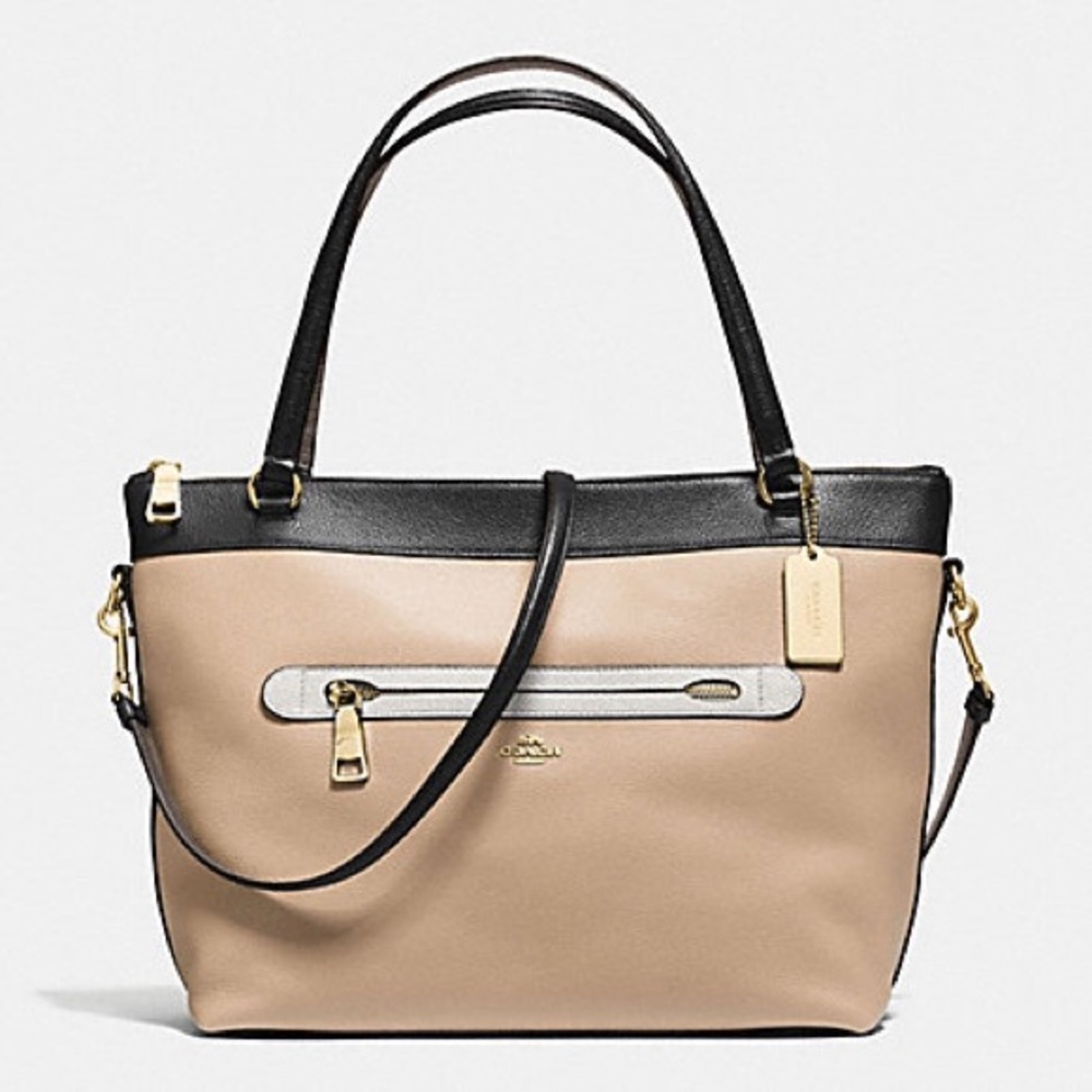 COACH Pebble Leather Tyler Shoulder Bag